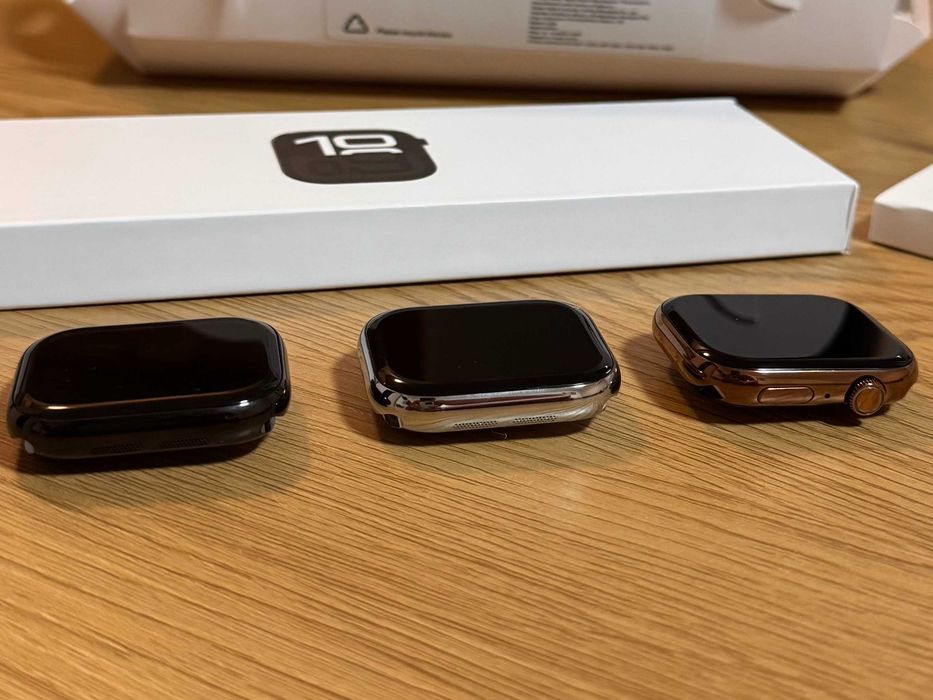 Apple Watch Series 10 46mm - Jet Black / Rose Gold / Silver