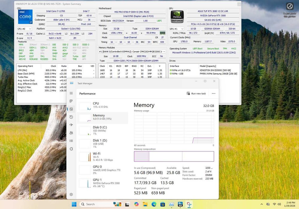 PC Gaming Intel Core i7 12700 RTX 3080 10GB