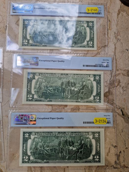 2 долара 1976 грейд PMG 65