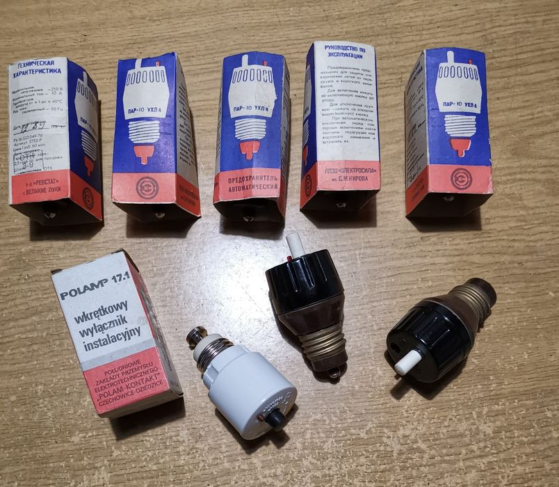 Автоматични предпазители и обикновени бушони, кабели