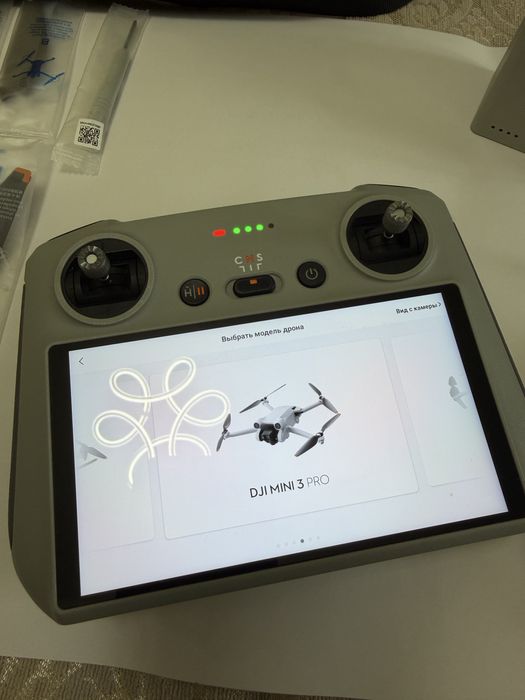 Пульт DJI RC, батарейки, сумка от DJI 3 mini