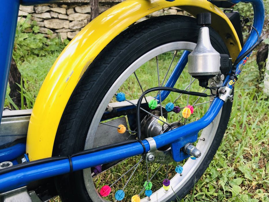 Puky велосипед. Детски велосипед Byox - Monster, син, 16