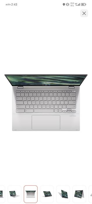 Продаю Asus chromebook flip c436f