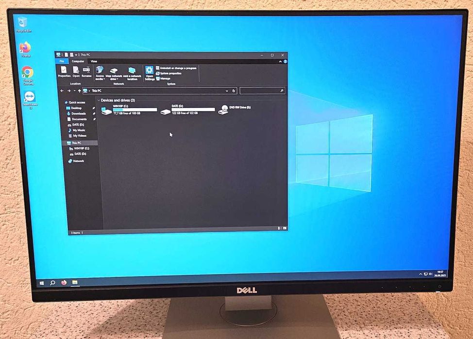 Monitor 24" U2414 DELL + Sistem PC Office Optiplex 3020 i5 16Gb 240SSD
