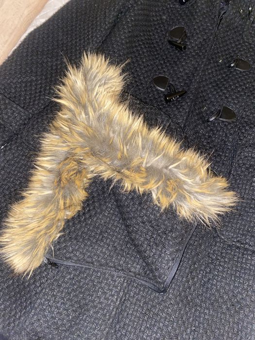 Дамско черно палто