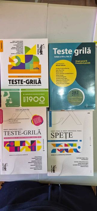 Pachet admitere INM / Barou – Teste grilă + Spețe + Fișe