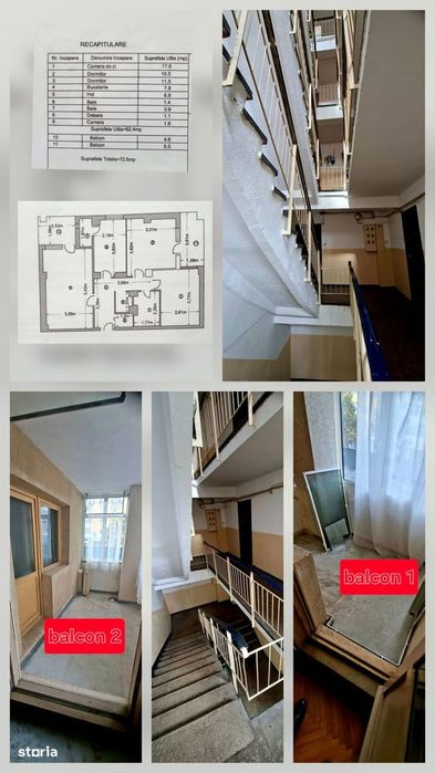 3 camere EXERCIȚIU , Decomandat / Centrală , Amplasament EXCELENT