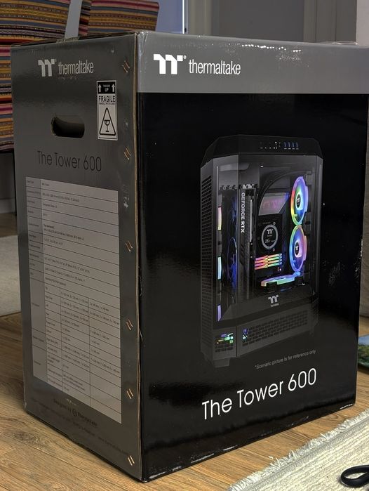 Корпус Thermaltake The Tower 600 черный