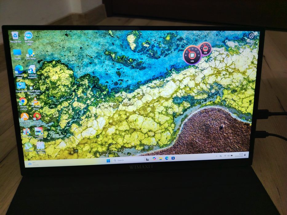 Monitor portabil 14" Wimaxit M1400CT/Touchscreen/Nou