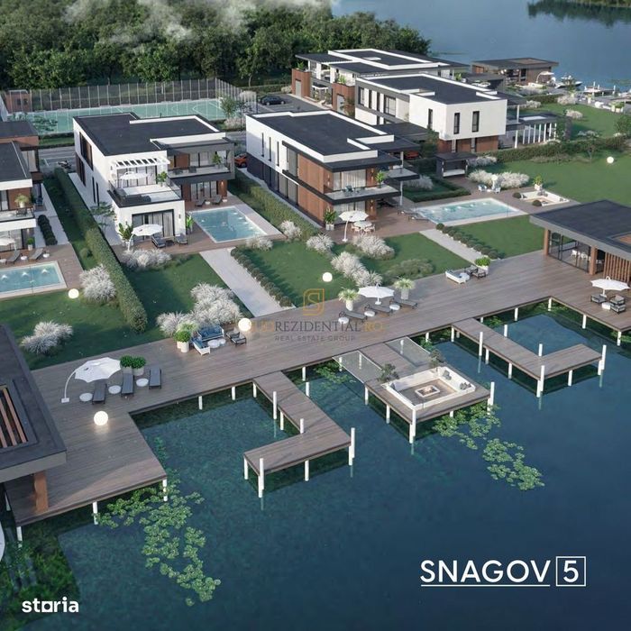 Vilă de lux cu piscină și deschidere la Lacul Snagov | Ilfov
