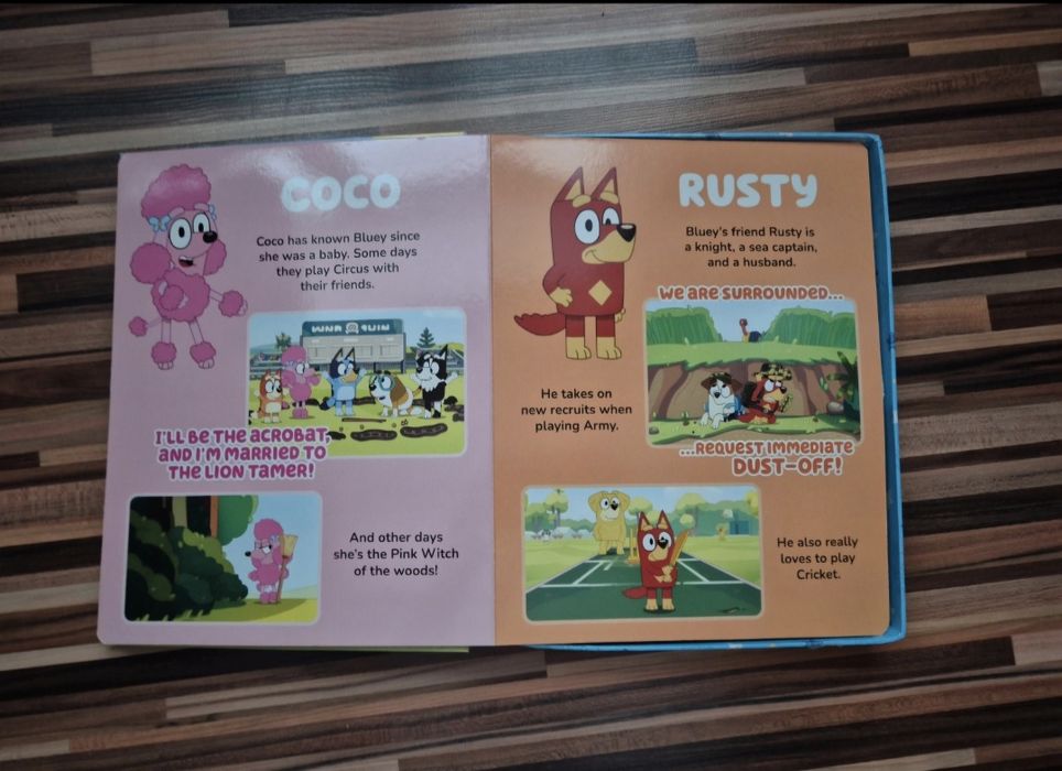 Carte Bluey fara figurine