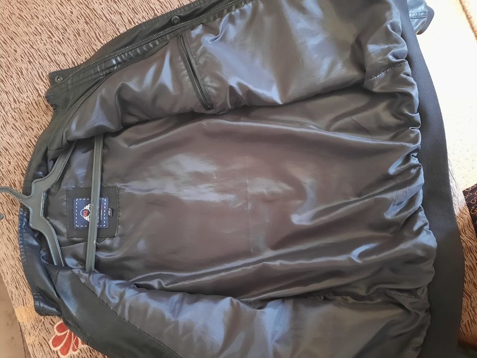 Кожаная куртка мужская