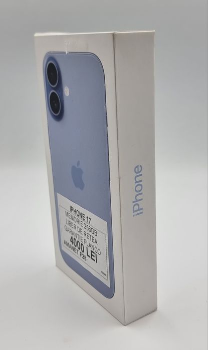 Amanet F28: Telefon Iphone 17  256GB GARANTIE