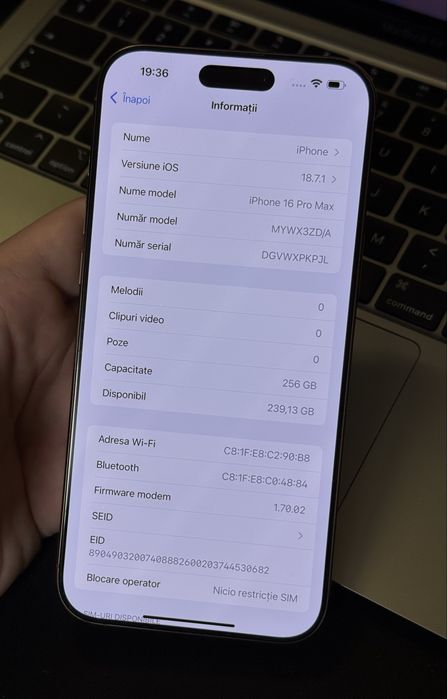 iPhone 16 Pro Max Desert Titanium 256Gb