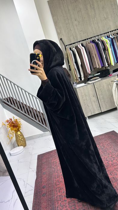 Шуба из альпаки натуральный