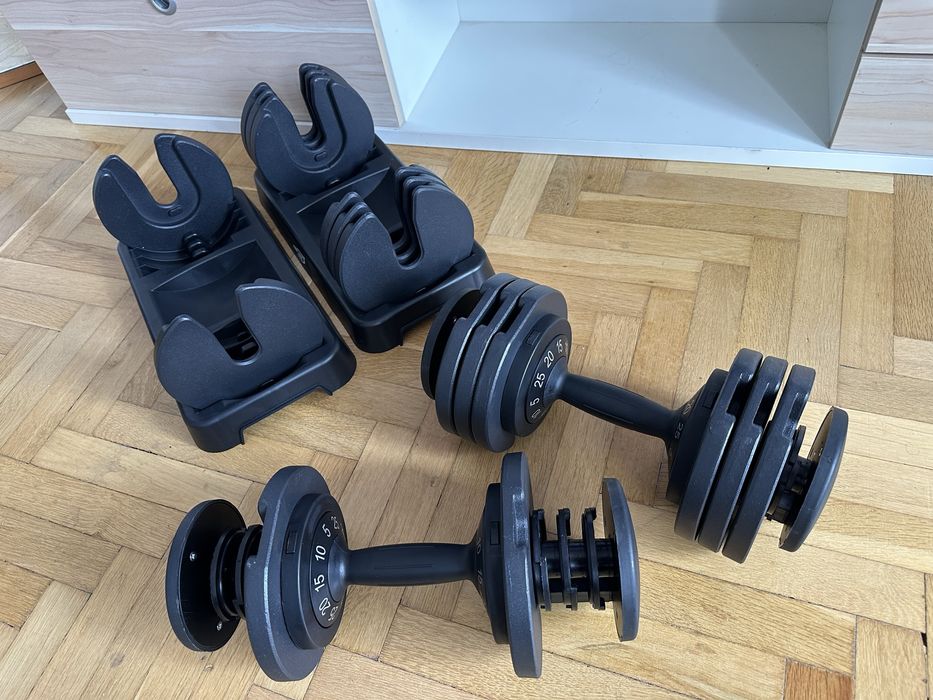 Set Gantere - 50 kg Progreisve cu reglaj prin rasucire de maner