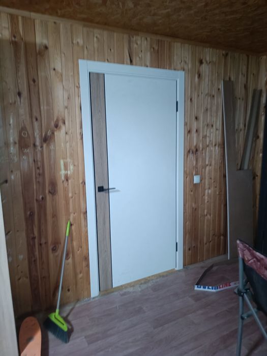 Установка дверей.