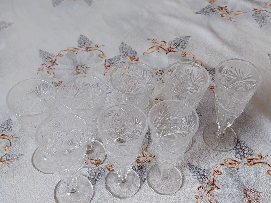 Фужеры хрустальные