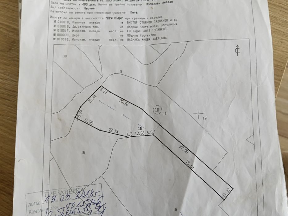 Имот с.Жиленци област Кюстендил