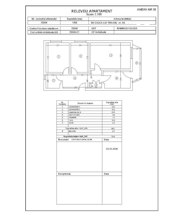 Apartament 3 camere Zona SUD
