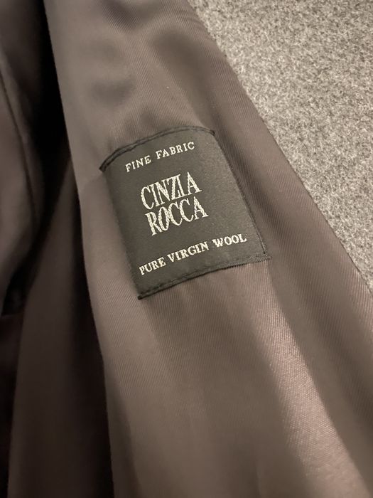 Palton gri lana CINZIA ROCCA