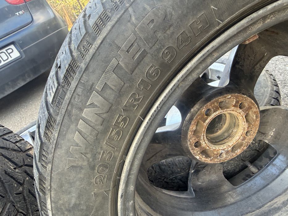 Jante +cauciucuri 205/55R16 m+s