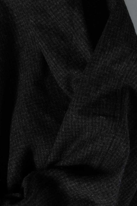 Palton trenci slim 52 XL premium Atelier Torino lana gri inchis