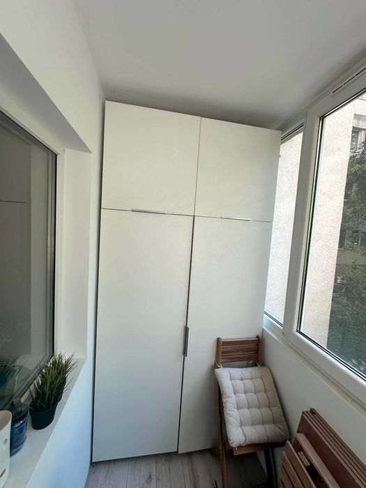 Dulap Balcon PAL Alb Egger 120 x 242 x 60