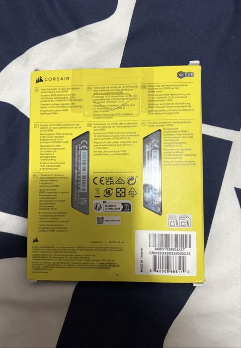 Kit RAM 32GB 2x16GB Corsair Vengeance RGB DDR5 6000MHZ Nou, Sigilat!