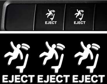 Стикер "Eject"