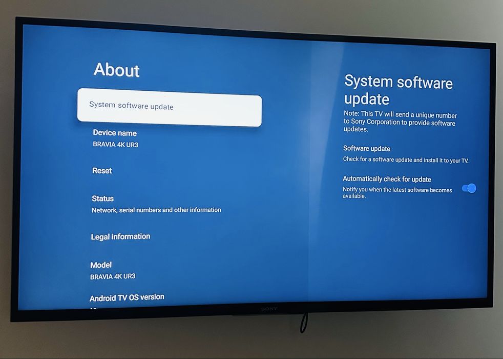 Sony Bravia 4k XH80
