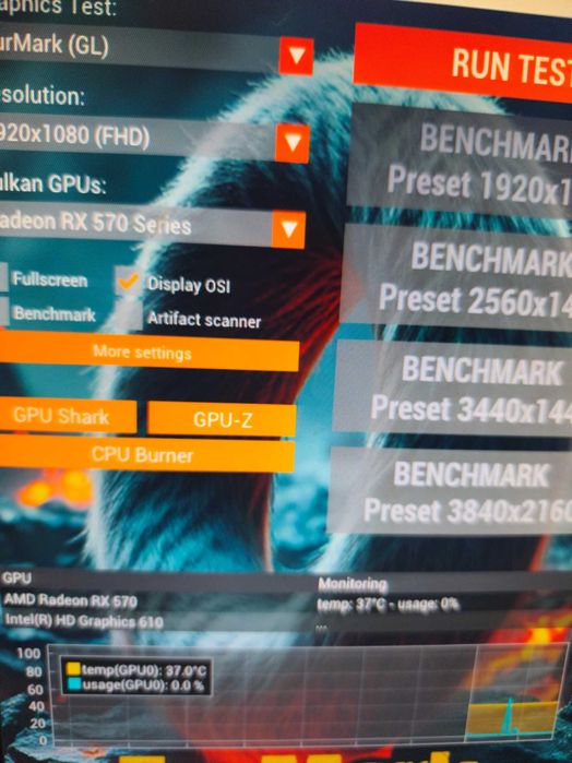 Перфектна видеокарта GIGABYTE RX 570 4GB проверена, слагаш и тръгва...