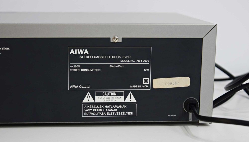 Deck Aiwa AD-F 260, casetofon