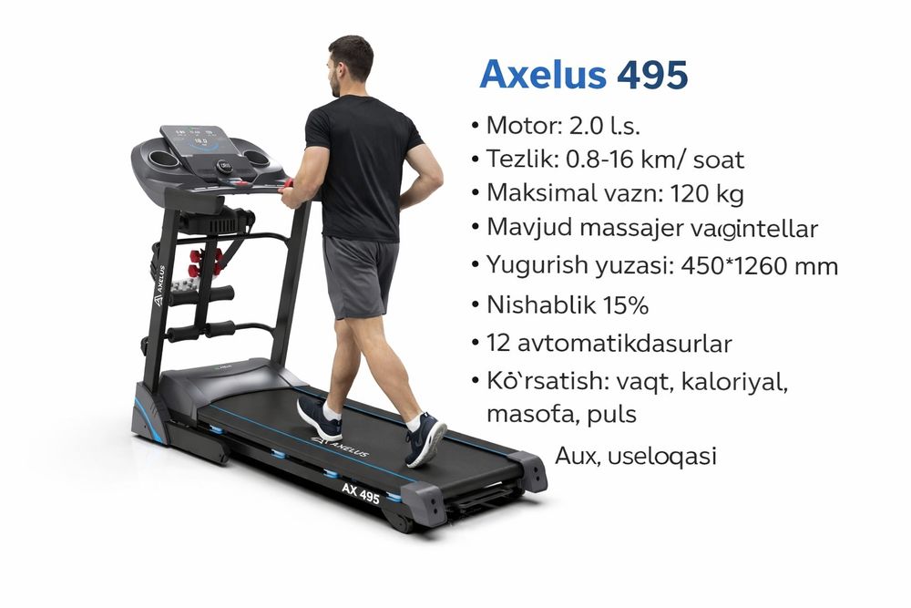 Беговая дорожка Ax 495 Доставка и установка по городу