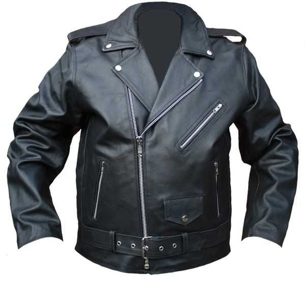 Рокерско кожено мото яке
