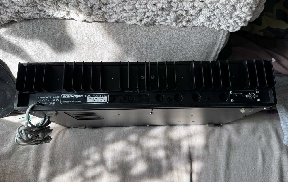 Scan-Dyna 2400 Receiver Stereo Vintage Hi-Fi Made in Denmark Rar