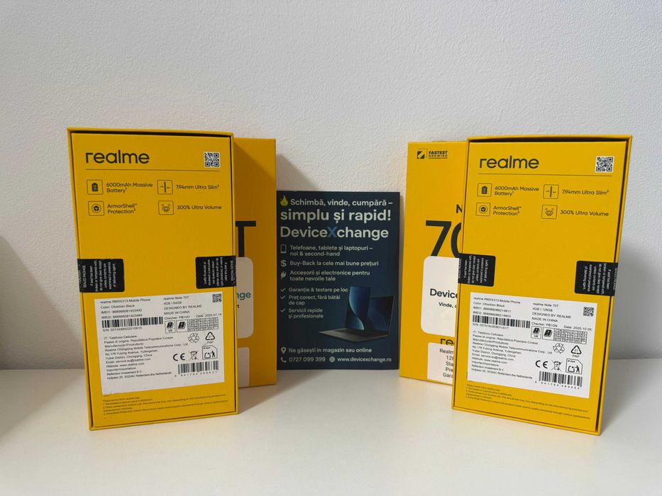 Realme Note 70T 64/128 GB Sigilat * Garantie *Buy Back * deviceXchange