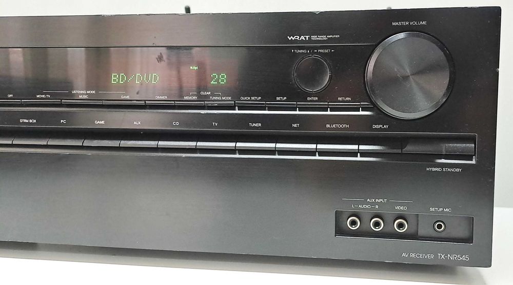 Onkyo TX-NR545 Dolby Atmos 7.2 UltraHD Wi-Fi Bluetooth 4K Amplificator