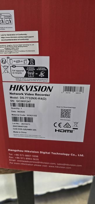 Nvr hikvision nou DS-7732NXI-K4(D)