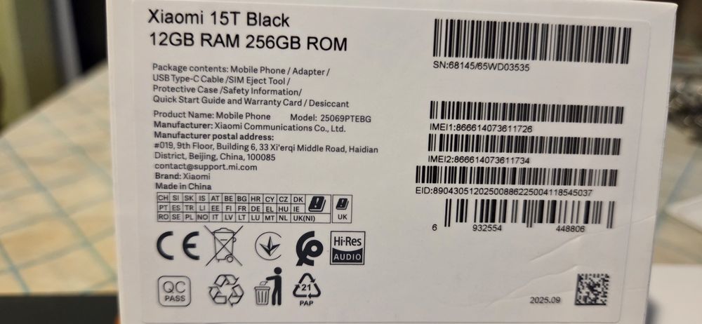 Xiaomi 15 t full