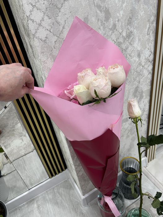 Букет роза разный свет