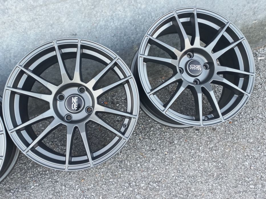 17"4x114.3 O.Z Матт Гънметал Perlude Mitsubushi Hyundai Kia Nissan 7.5j et35 Чисто Нови
