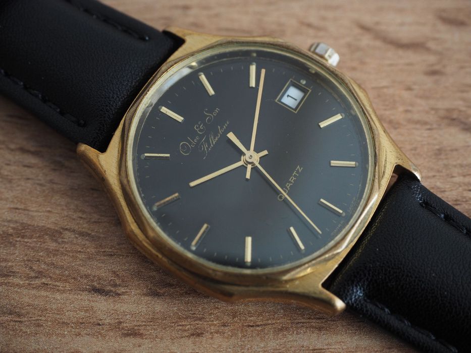 Ceas elvețian cu quartz din anii ’80 – Oclee & Son, retro