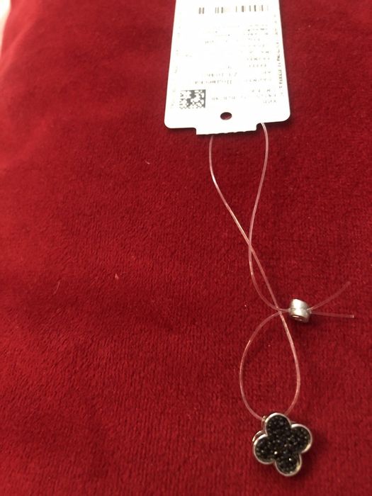 цепочка 925  кулон Клевер , van cleef