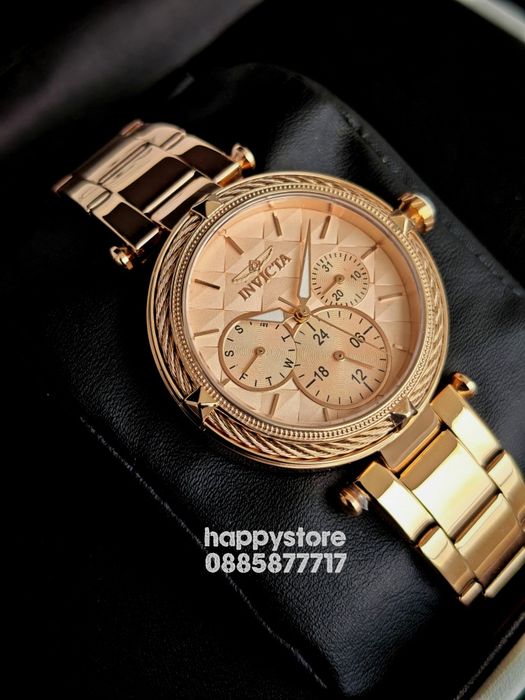 INVICTA Eterna Rose gold 36 mm, нов дамски часовник
