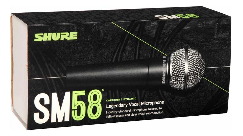 Shure SM58-LCE Вокален динамичен микрофон нов
