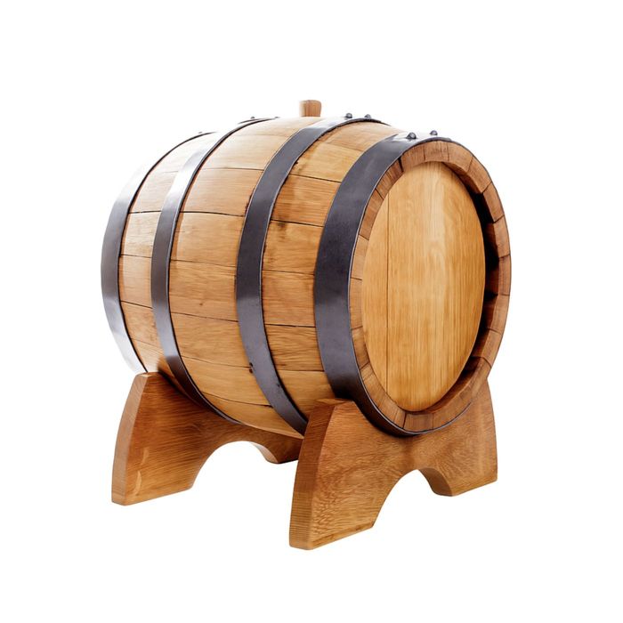 Butoi din lemn masiv stejar 5 L