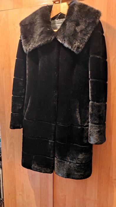Шуба мутоновая теплая