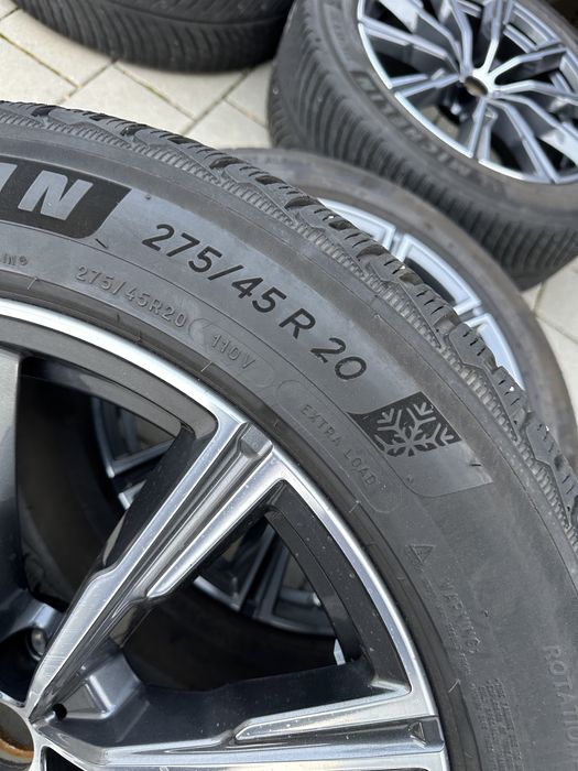 jante bmw x5 x6 g05 g06 m packet anvelope 275 45 20 michelin