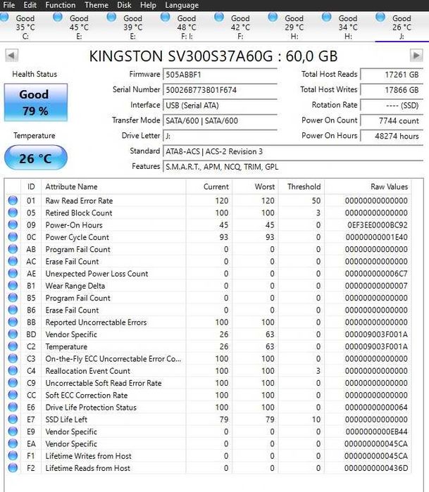 SSD M.2 Nvme Sata 60GB 128GB 256GB 512GB